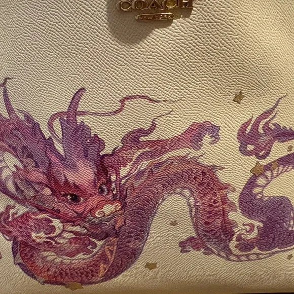 Coach Lunar New Year of the Dragon Tote *Hard to Find* Limited Edition - Picture 2 of 13